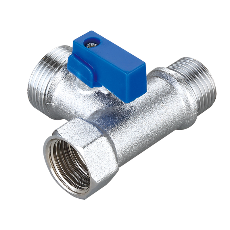 XFM-0123 Brass T-Way Mini Ball Valve MMF